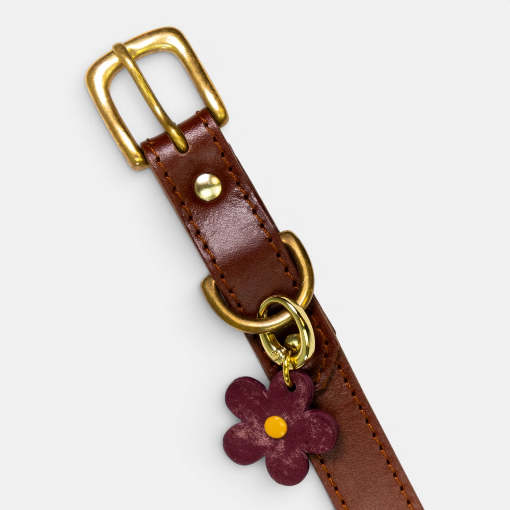 Purple Flower Charm