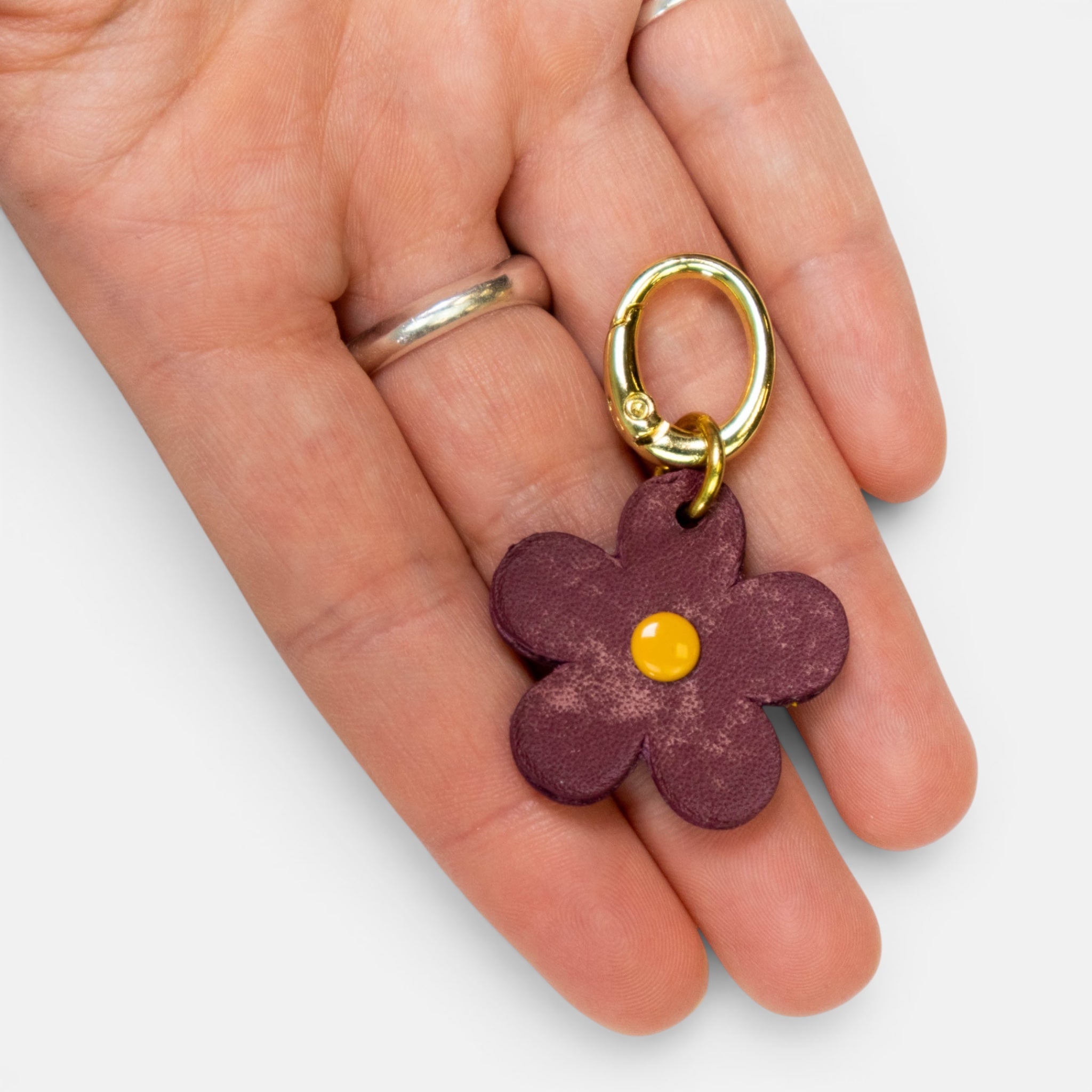 Purple Flower Charm