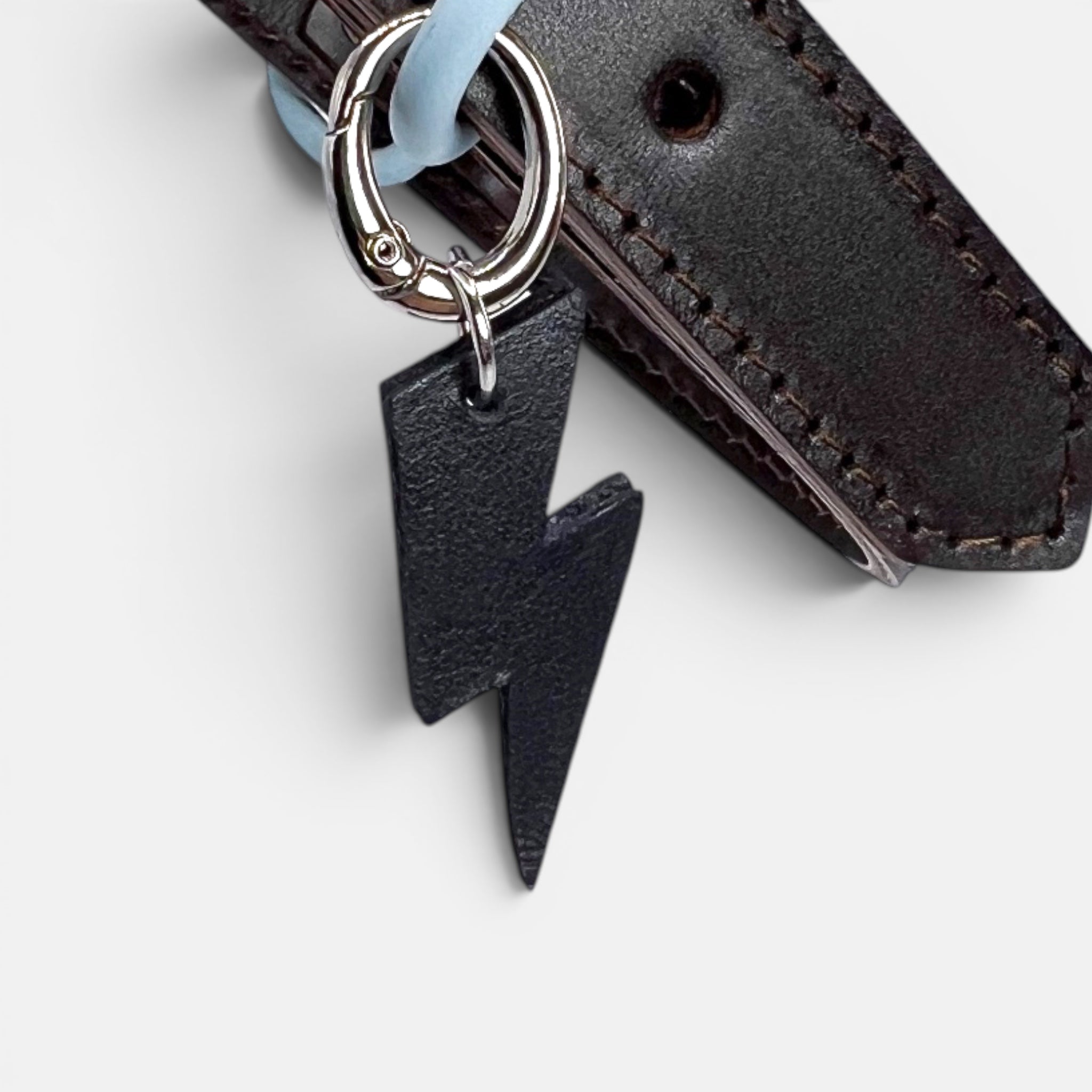 Black Thunderbolt Charm