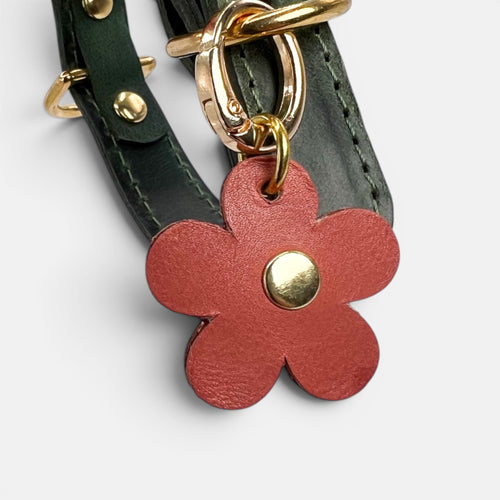 Brown Flower Charm