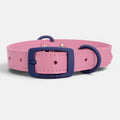 Pink Leather Dog Collar