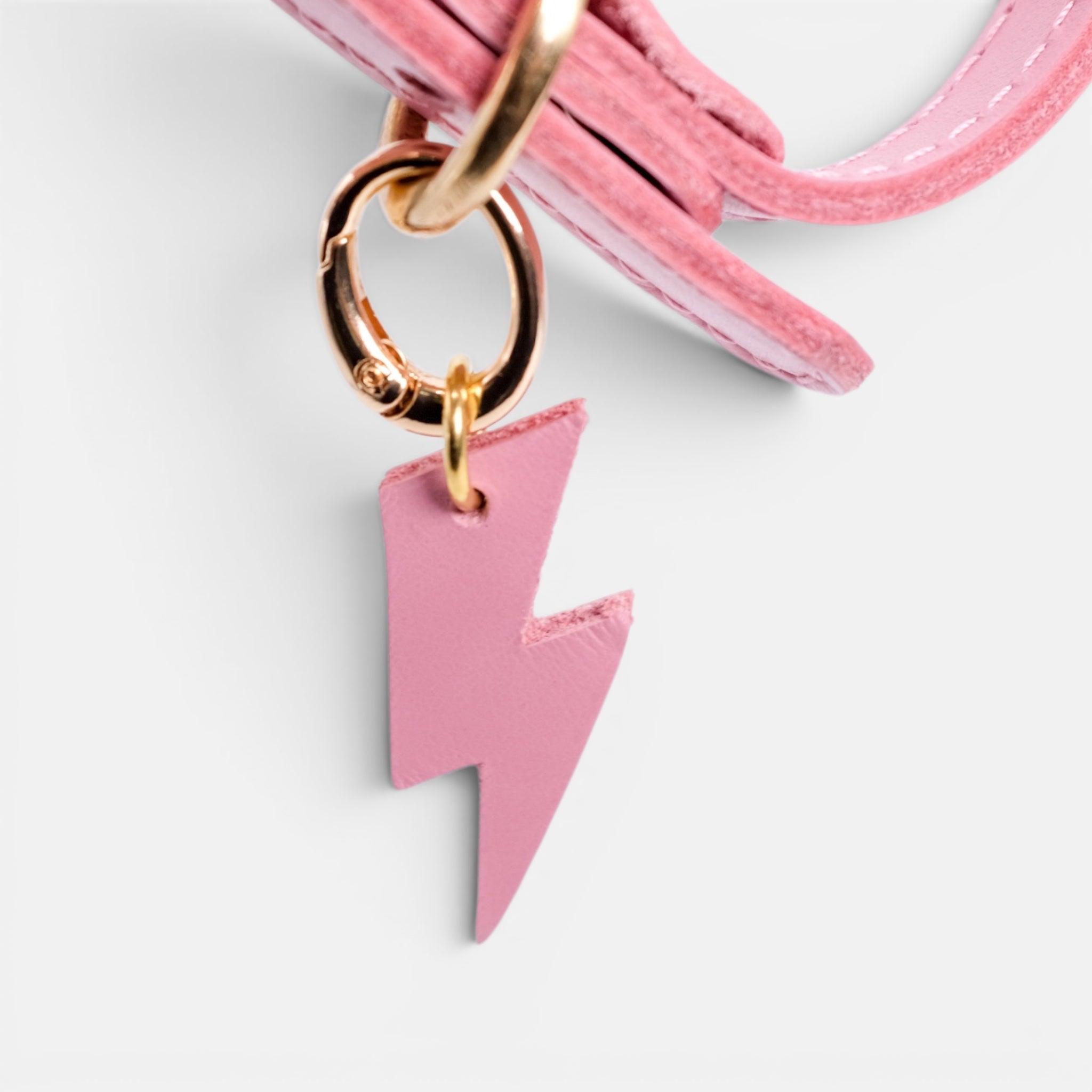 Pink Thunderbolt Charm