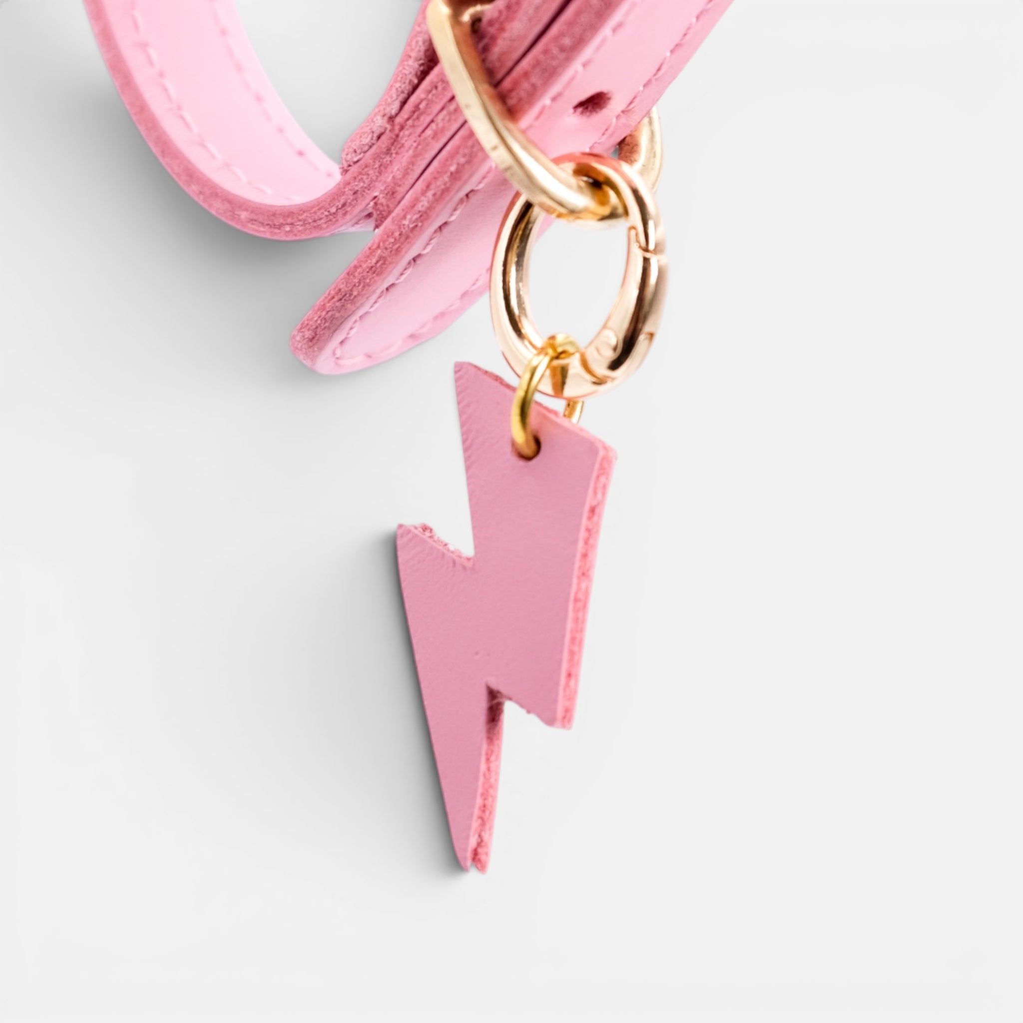 Pink Thunderbolt Charm