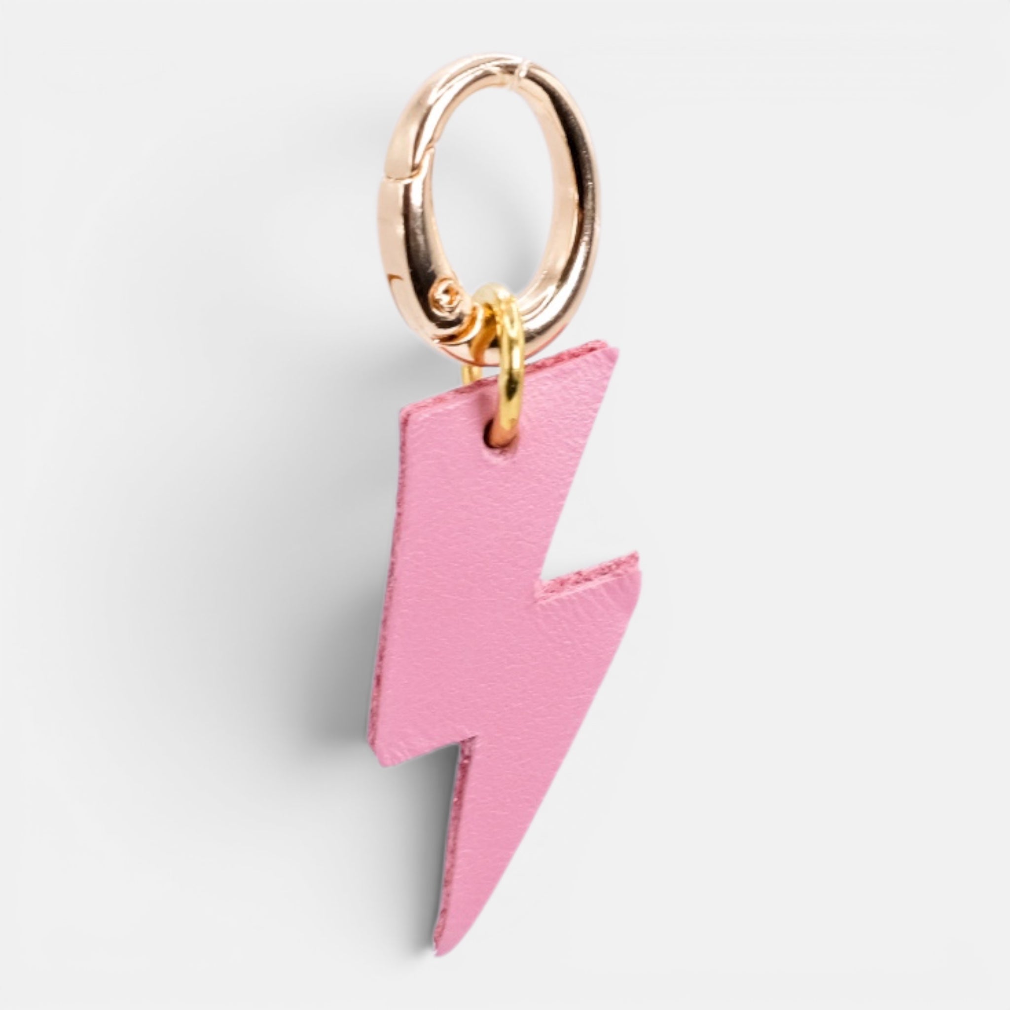 Pink Thunderbolt Charm