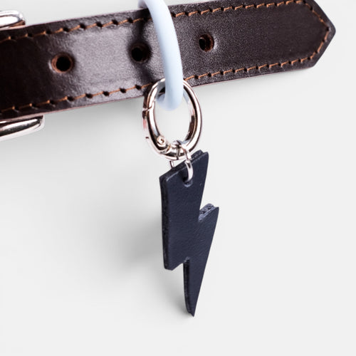 Black Thunderbolt Charm