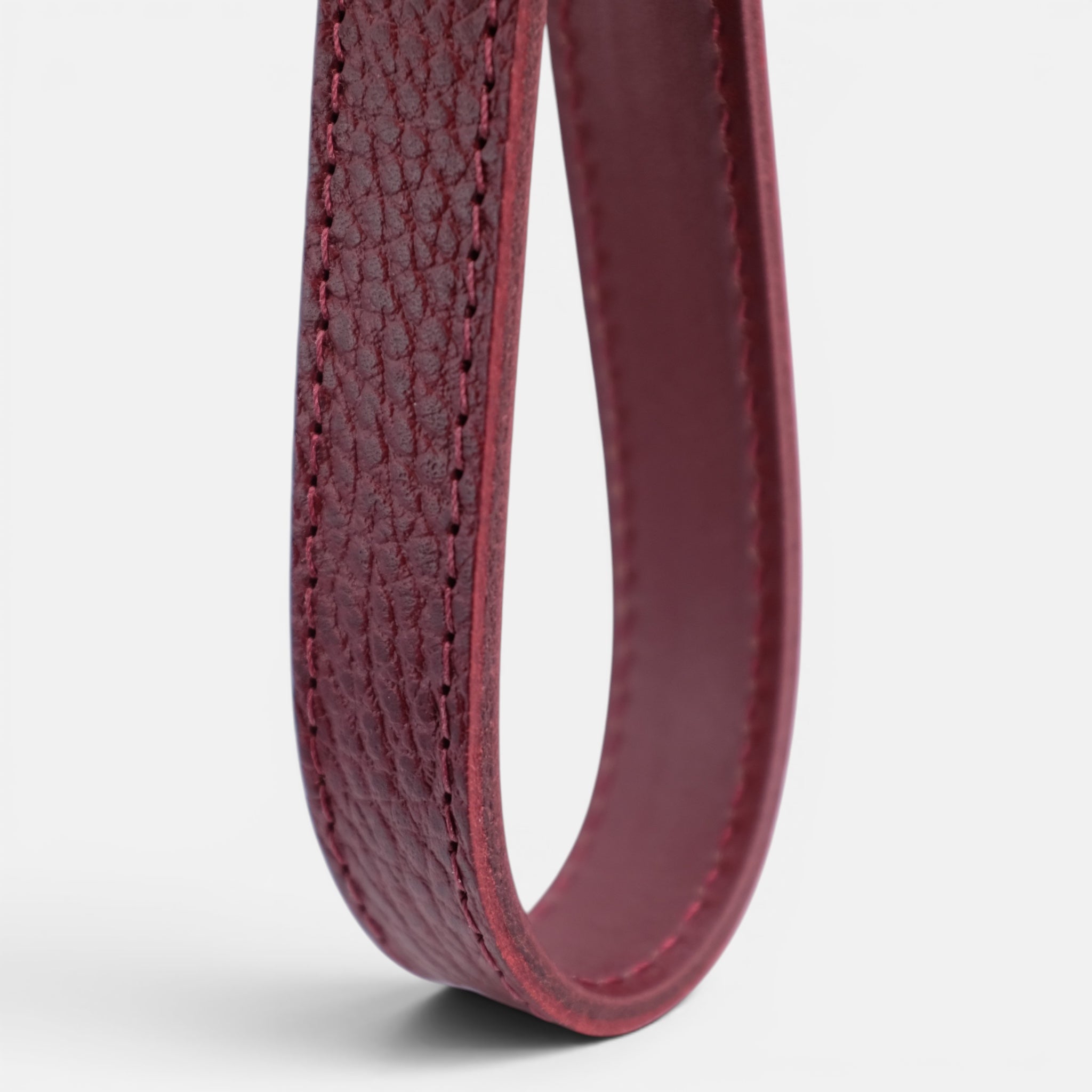 Burgundy Leather Dog Lead